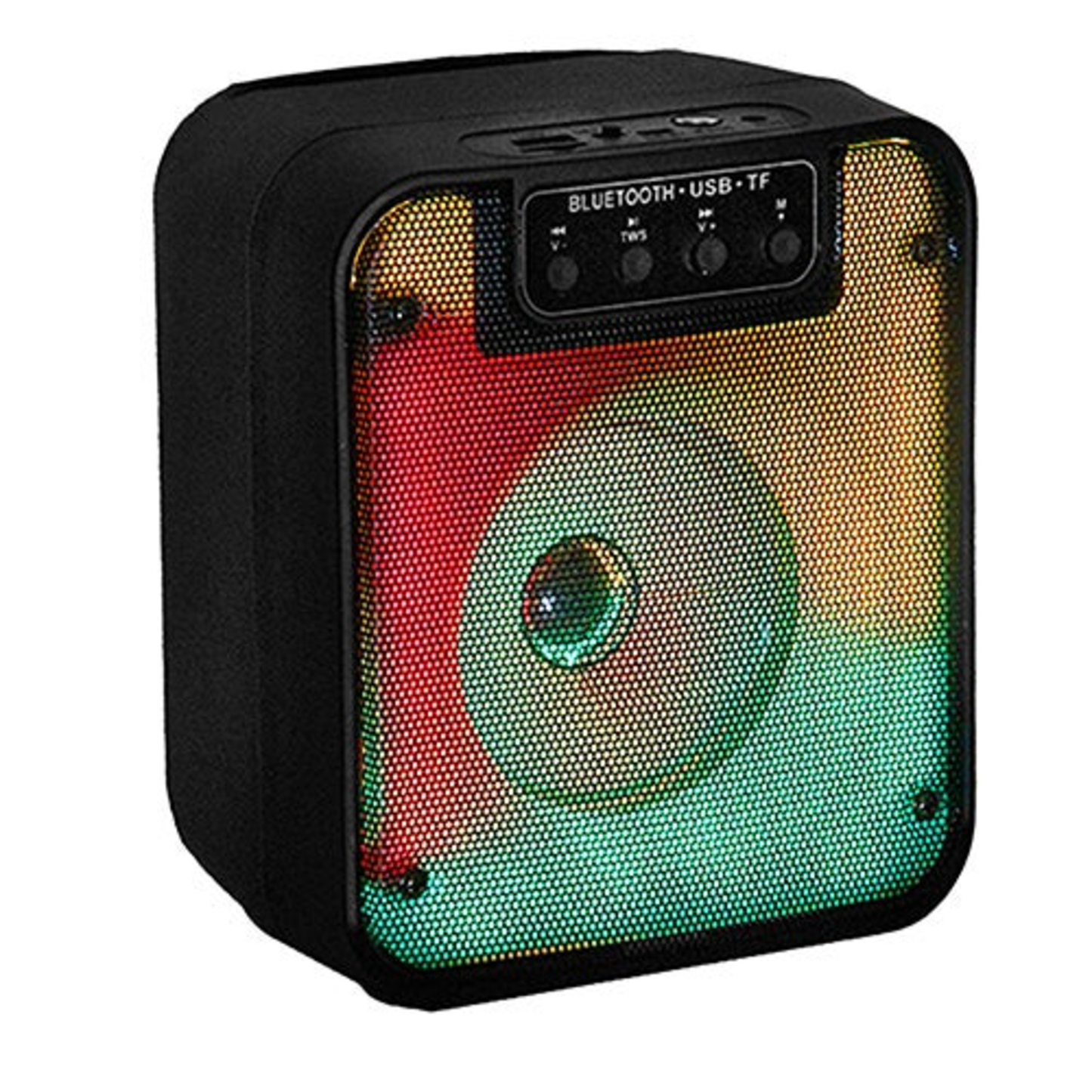FIRE BOX 4" TWS BLUETOOTH SPEAKER W/ LED LIGHT SHOW
