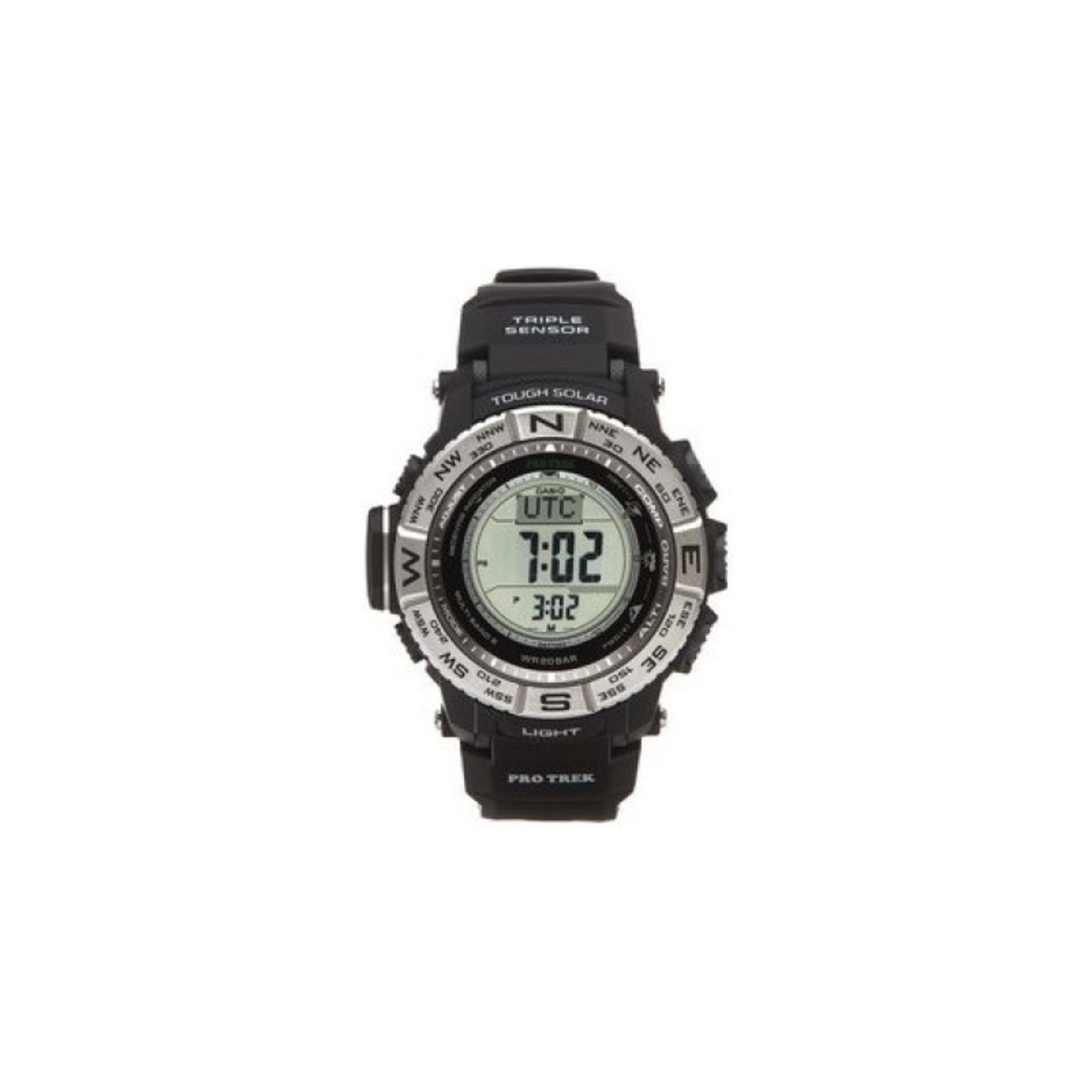PROFESSIONAL TREK SOLAR WATCH - (BLACK)