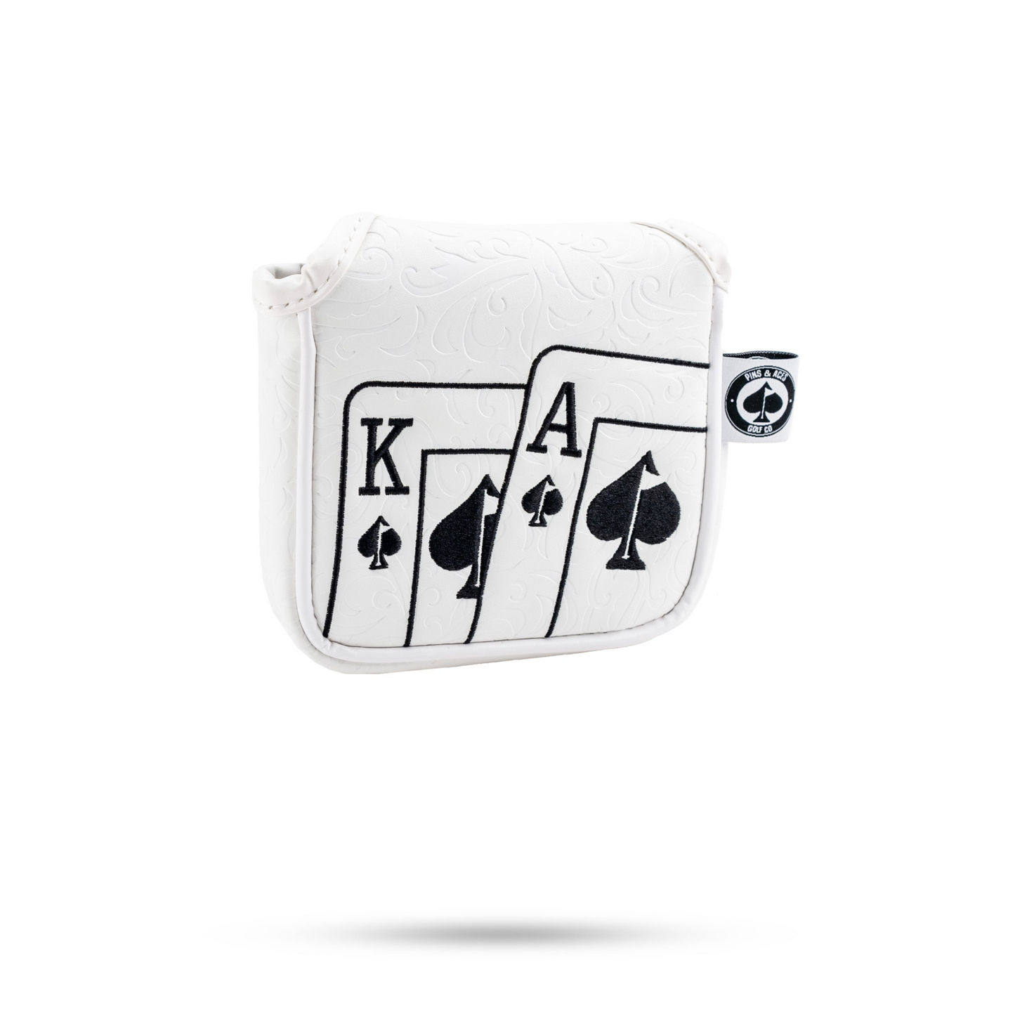 WHITE OUT ACE OF SPADES - MALLET PUTTER COVER