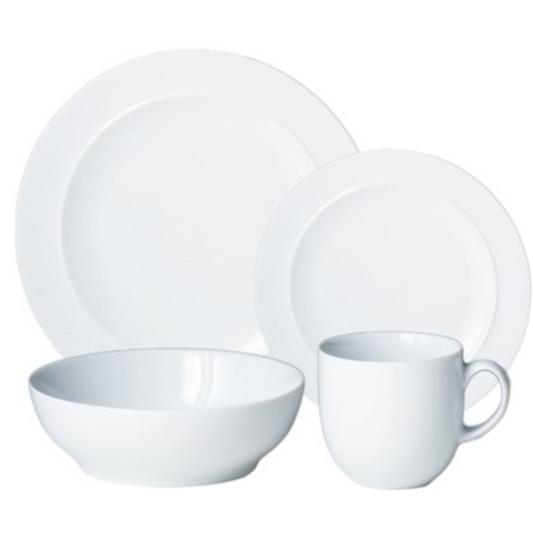 DENBY WHITE 16PC DINNERWARE SET