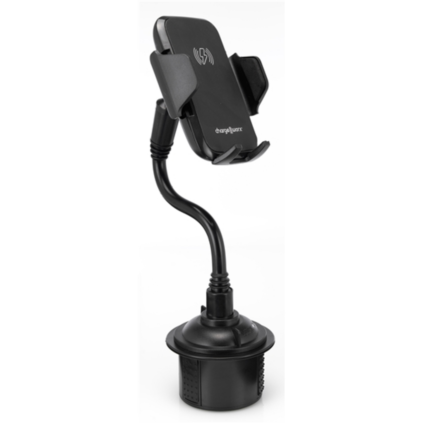 WIRELESS CHARGER CUP HOLDER PHONE MOUNT, BLACK