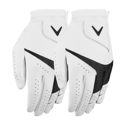 CALLAWAY WEATHER SPANN 2-PACK GOLF GLOVES