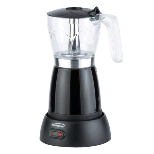 6SRV CDL ELC MOKA POT BLK