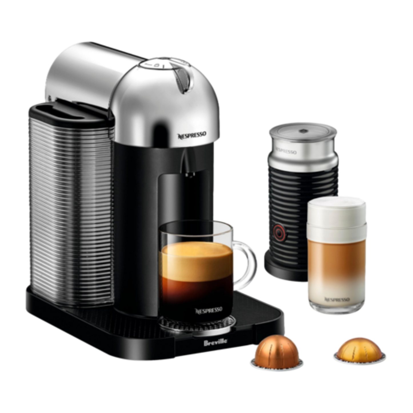 NESPRESSO BY BREVILLE VERTUO ESPRESSO AND COFFEE MACHINE BUNDLE