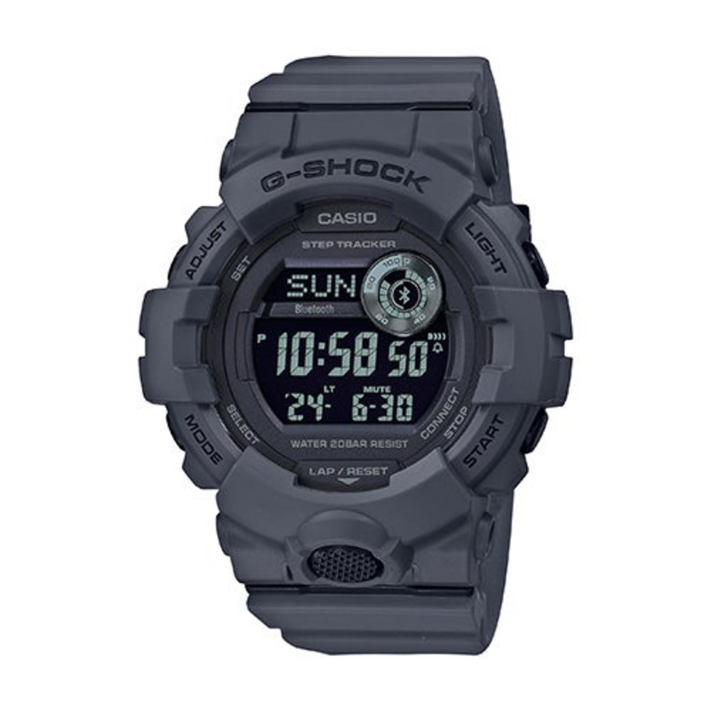 MENS POWER TRAINER BLUETOOTH DIGITAL WATCH DARK GRAY