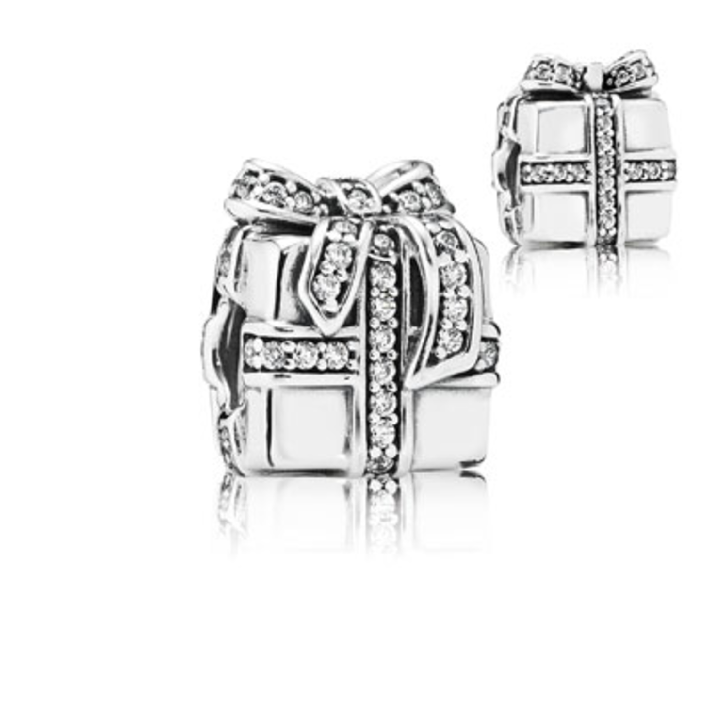 SPARKLING SURPRISE CHARM, CLEAR CZ