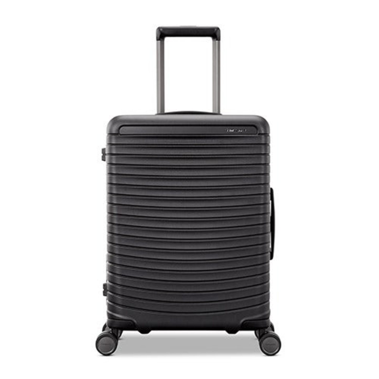 FRAMELOCK MAX CARRY-ON HARDSIDE SPINNER ASPHALT BLACK
