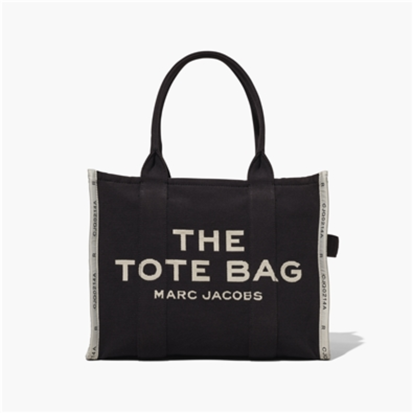 THE JACQUARD LARGE TOTE, BLACK