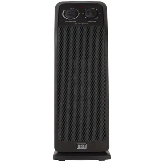 BLACK+DECKER CERAMIC TOWER BLACK 1500W