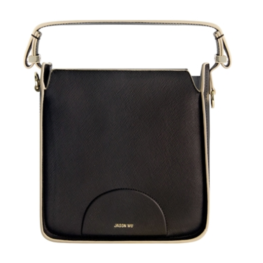 CONVERTIBLE SHOULDER BAG, BLACK