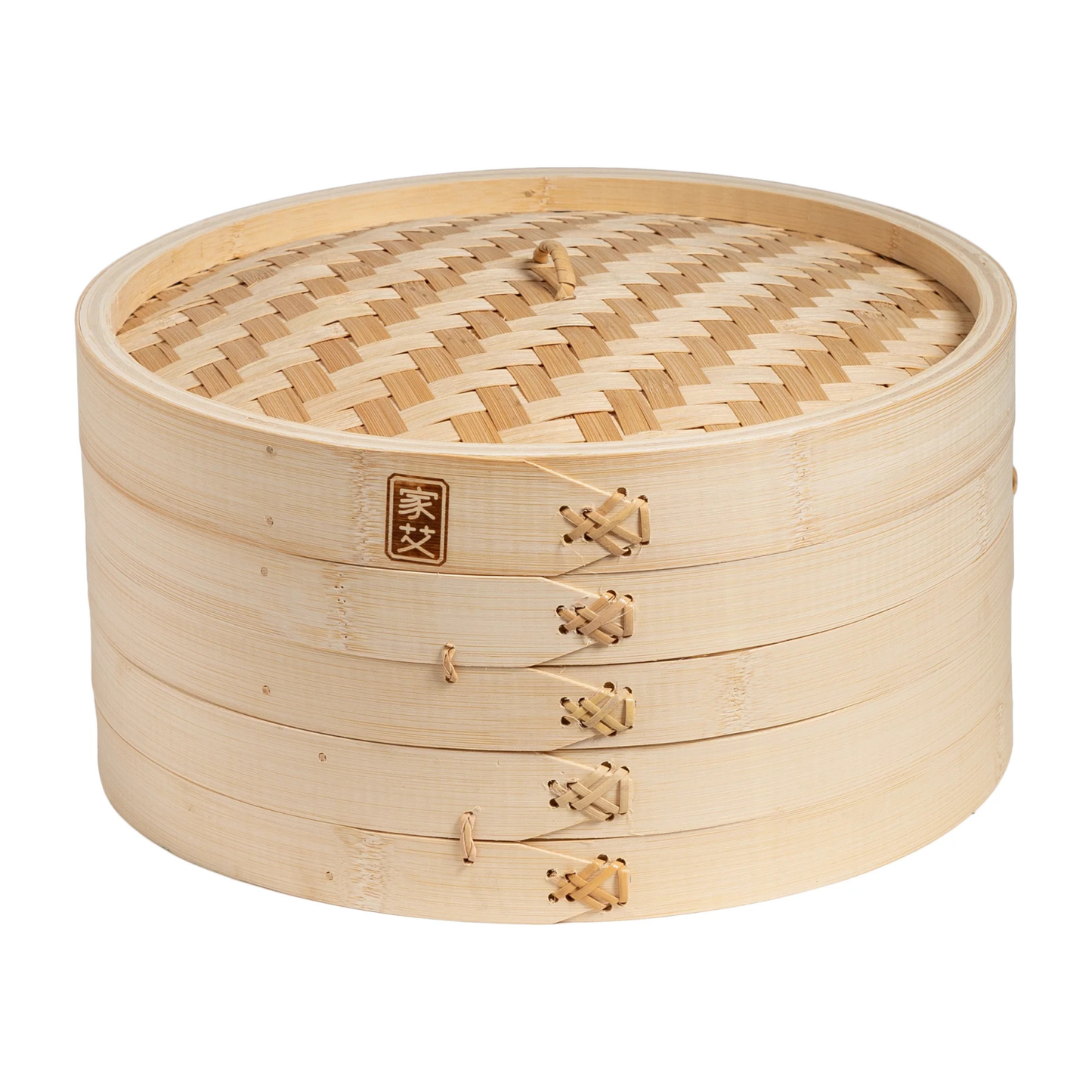 JOYCE CHEN 2-TIER BAMBOO STEAMER BASKETS - 12-INCH