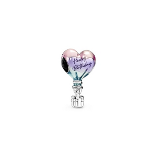 HAPPY BIRTHDAY BALLOON STERLING SILVER CHARM