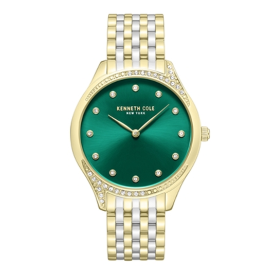 CLASSIC WATCH, MULTI SILVER/GOLD YELLOW, LADIES STANDARD