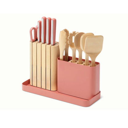 14PC KNIFE & UTENSIL SET PERRACOTTA