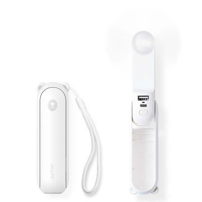 LIFE8 HANDHELD FAN WHITE