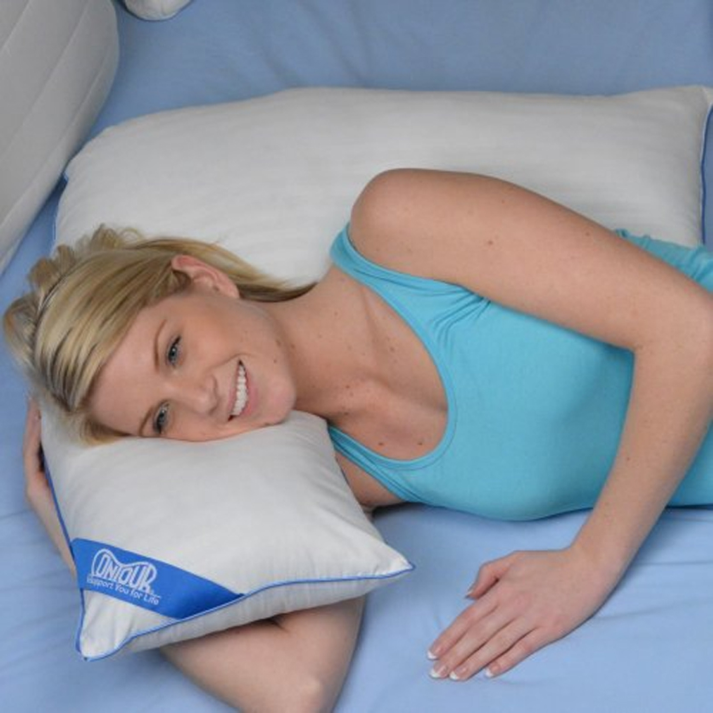 L SHAPED BODY BED PILLOW