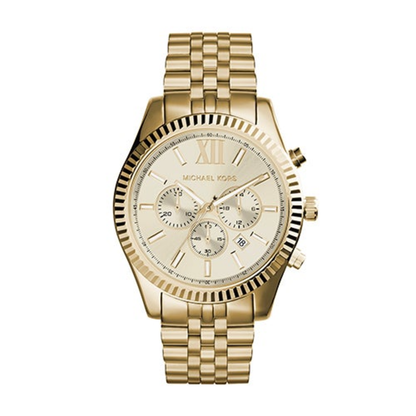 MENS LEXINGTON GOLD TONE CHRONOGRAPH  WATCH