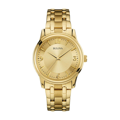 MENS CORPORATE COLLECTION GOLD-TONE STAINLESS STEEL WATCH GOLD DIAL