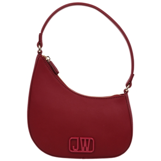 SHOULDER BAG W/ JW LOGO, OXBLOOD