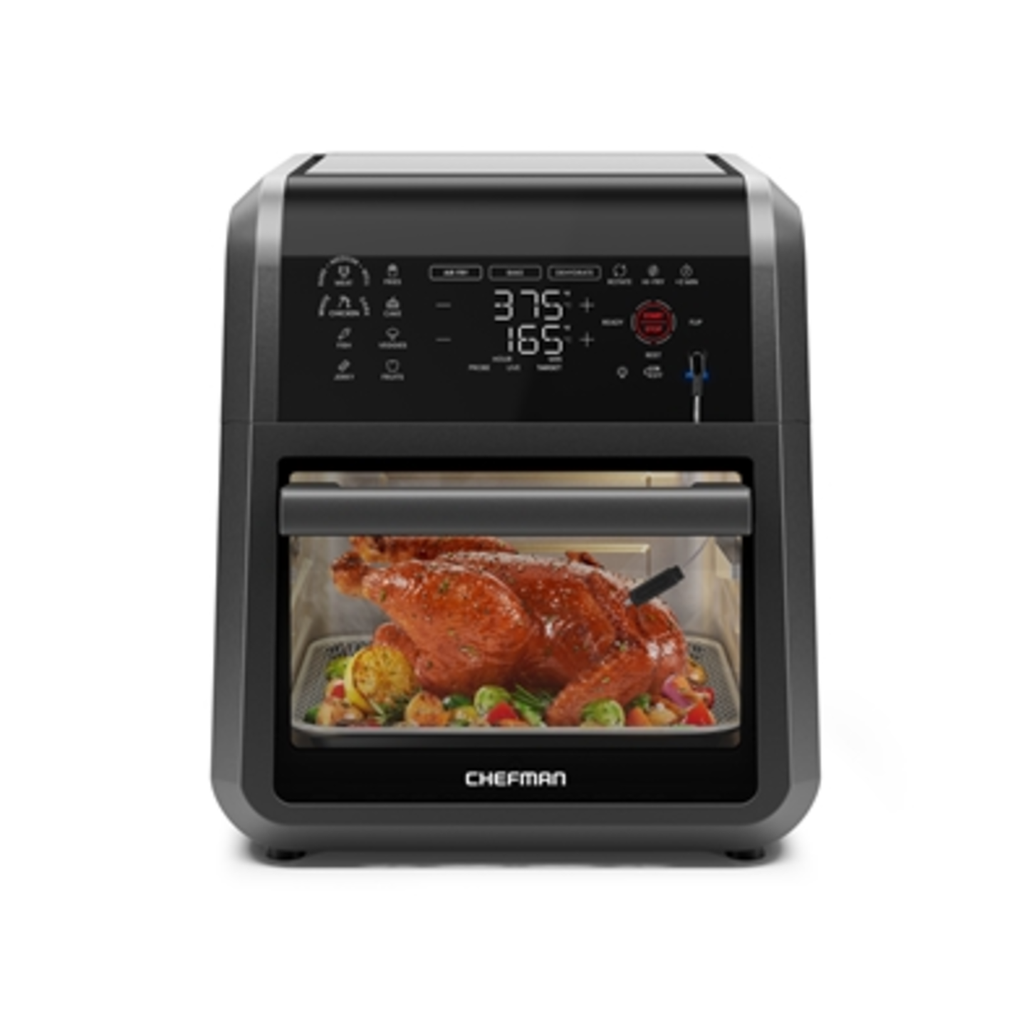 EXACTEMP DIGITAL AIR FRYER PLUS, BLACK