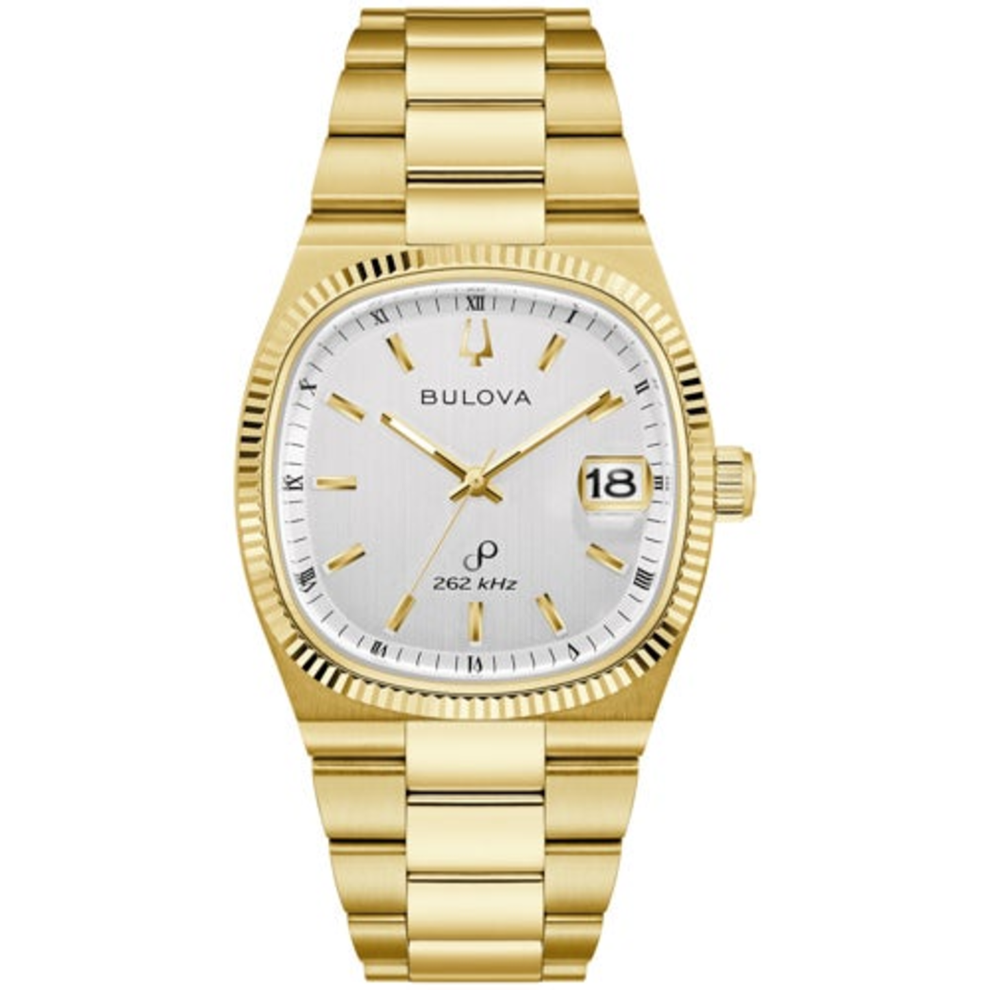 MEN'S SUPER SEVILLE GOLD-TONE STAINLESS STEEL WATCH, SILVER DIAL
