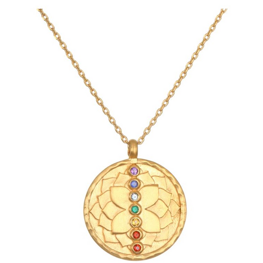 SATYA MULTI STONE CHAKRA 18 INCH NECKLACE