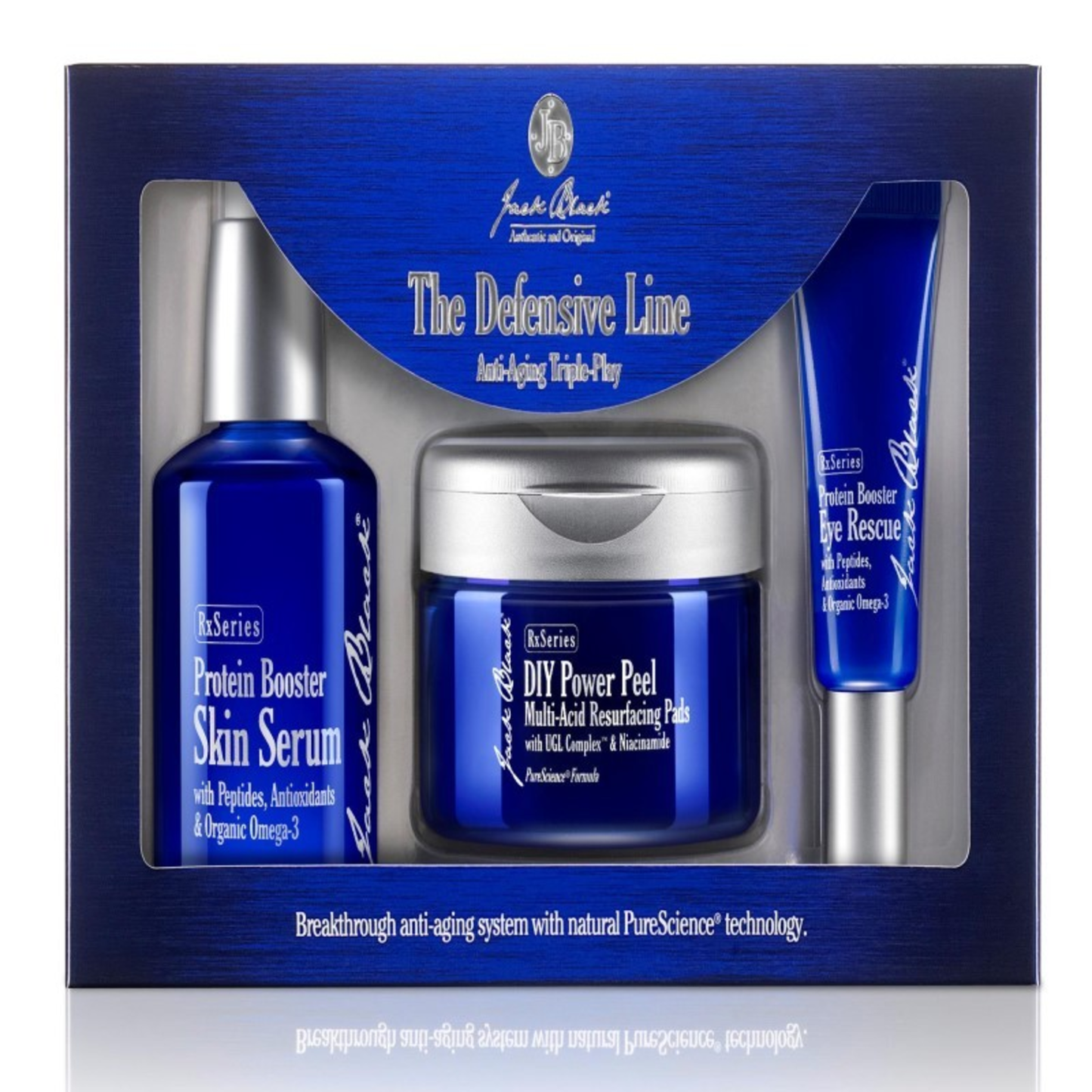 THE DEFENSIVE LINE ANTI-AGING TRIPLE PLAY SET