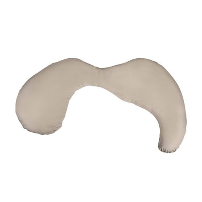 BOPPY TOTAL BODY PILLOW W/ ORGANIC COTTON COVER BISCUIT