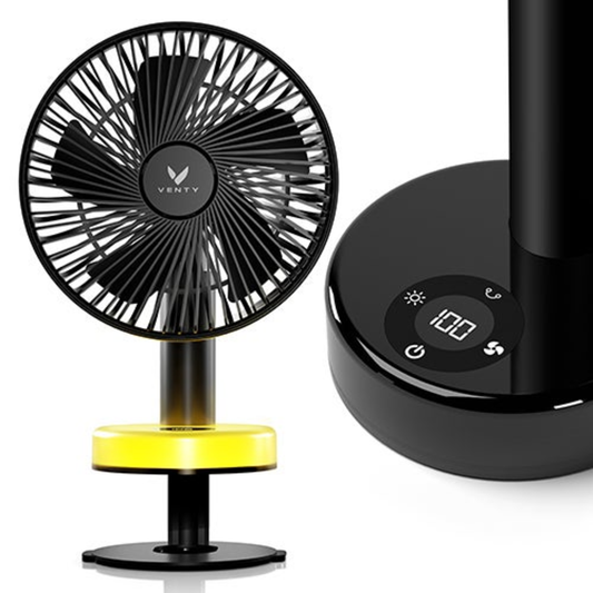 VENTY CLIP FAN BLACK