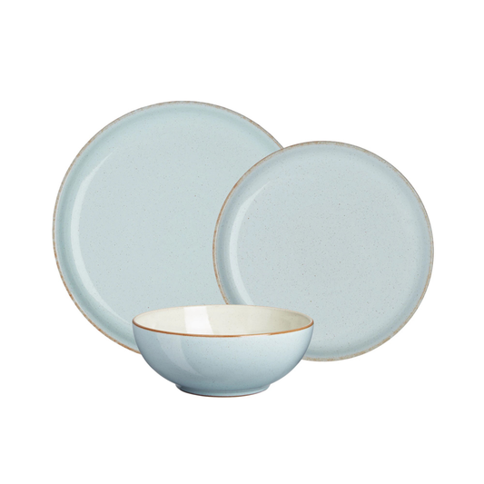DENBY HERITAGE PAVILION COUPE 12PC DINNEWARE SET