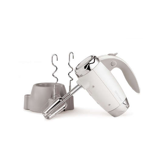 BETTY CROCKER HAND MIXER WITH STAND - WHITE