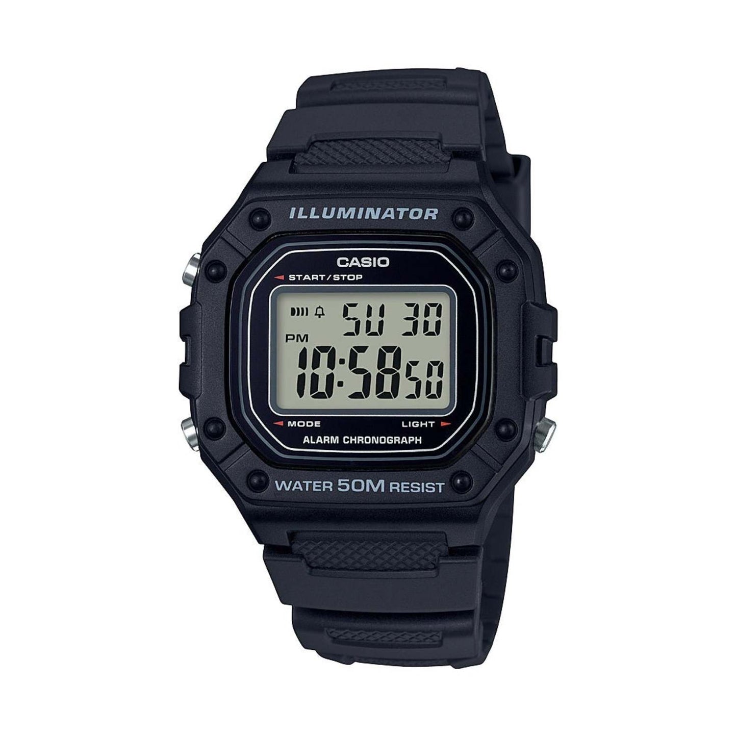 MENS LARGE DIGITAL WATCH BLACK