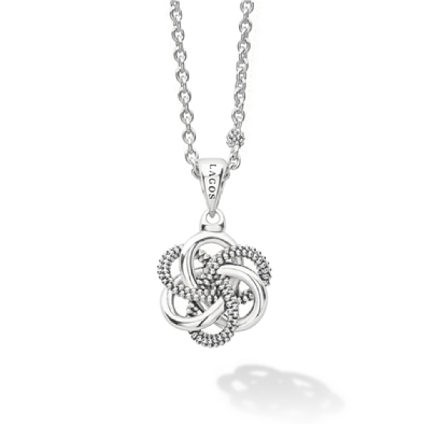 LOVE KNOT STERLING SILVER PENDANT