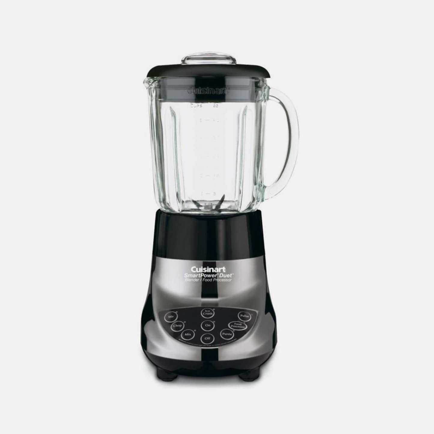 CUISINART SMARTPOWER DUET 500W BLENDER/FOOD PROCESSOR - BRUSHED CHROME
