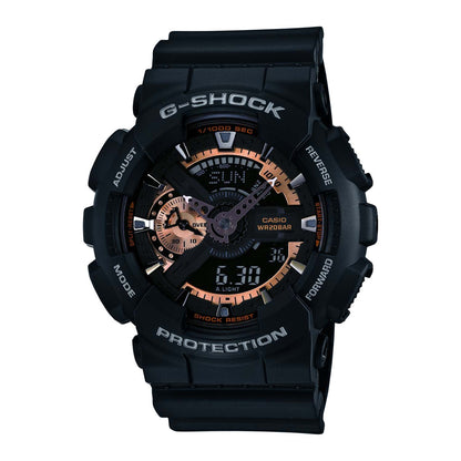 G-SHOCK BIG CASE ANA-DIGI WATCH BLACK/ROSE GOLD