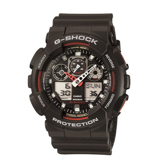 G-SHOCK X-LARGE G ANA-DIGI WATCH BLACK