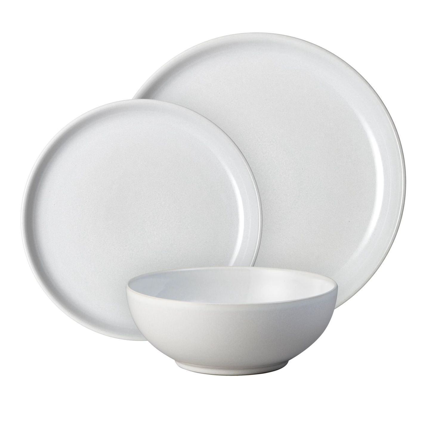 DENBY ELEMENTS STONE WHITE 12PC DINNERWARE SET