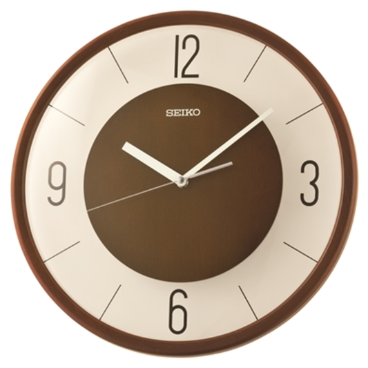 ESPRESSO WALL CLOCK, BROWN