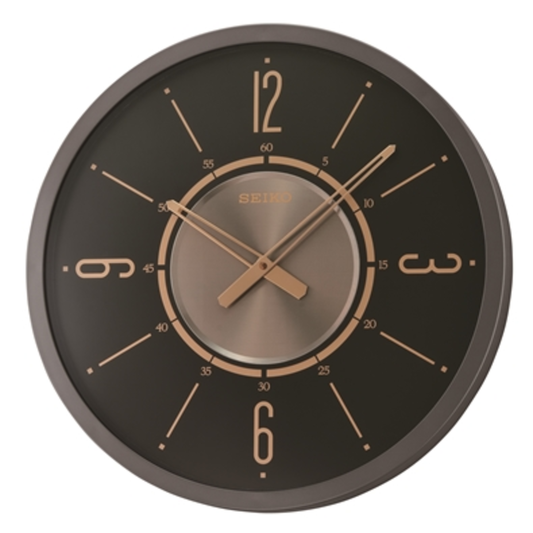 DAVIS WALL CLOCK, BLACK, 20"