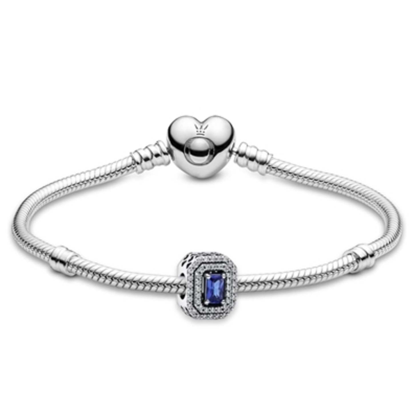 BLUE SPARKLING BRACELET, 7.5"