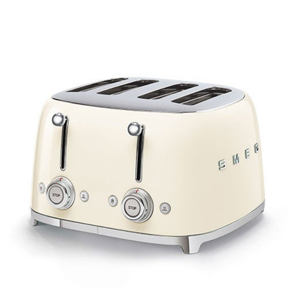 4 SLICE 4 SLOT TOASTER CREAM