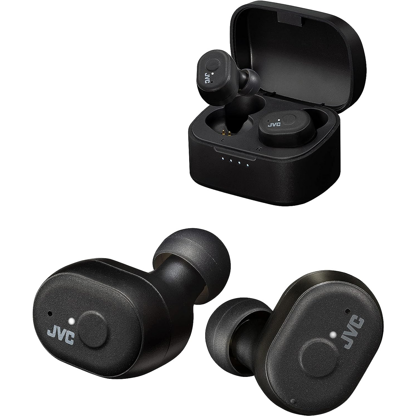 JVC MARSHMALLOW SERIES TRUE WIRELESS EARBUDS - BLACK