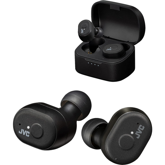 JVC MARSHMALLOW SERIES TRUE WIRELESS EARBUDS - BLACK