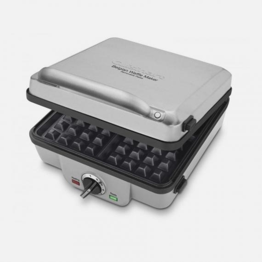 CUISINART 4-SLICE BELGIAN WAFFLE MAKER WITH PANCAKE PLATES