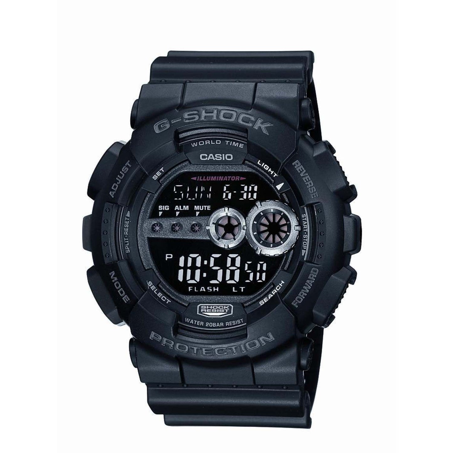 G-SHOCK X-LARGE BLACK REVERSE LCD