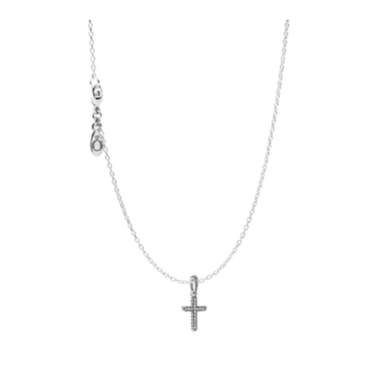 SPARKLING CROSS NECKLACE