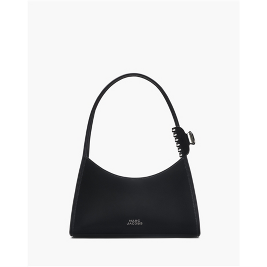 THE GLAM CLAW CLIP SHOULDER BAG, BLACK