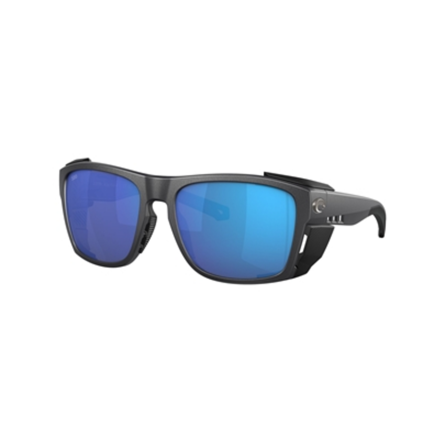 KING TIDE 6 SUNGLASSES POLARIZED, BLACK/BLUE MIRROR, 58