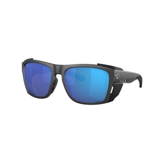 KING TIDE 6 SUNGLASSES POLARIZED, BLACK/BLUE MIRROR, 58
