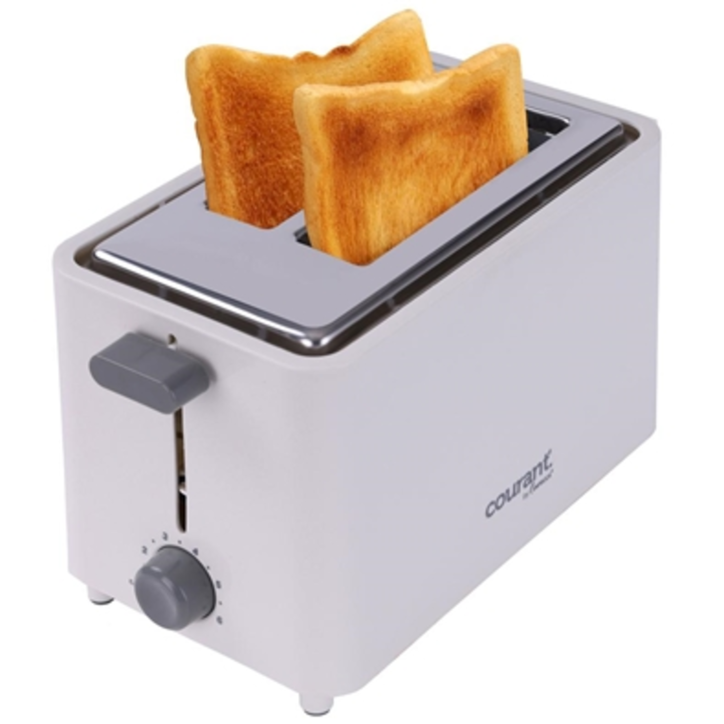 COURANT COOL TOUCH 2-SLICE TOASTER WHITE, WHITE